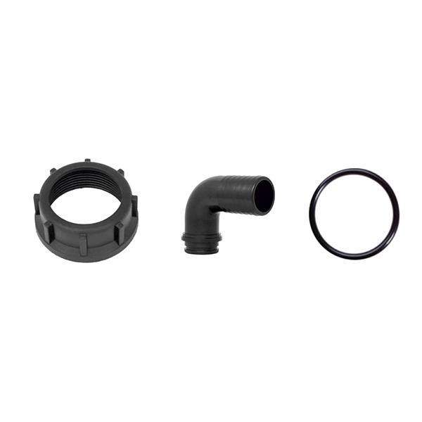 Ø40 90° Hosetail For Fly Nut + Fly Nut + O-ring